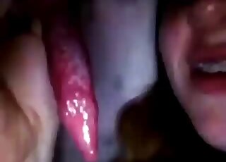Delectable slut screwed by a spectacular pet