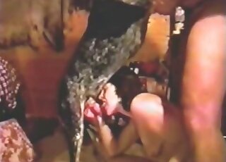 Busty chick is enjoying intensive sex with a doggy
