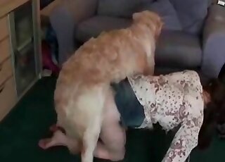Doggy is giving a nice rimjob for my hubby