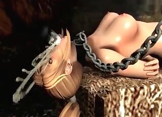3d torture porn with a hung horse