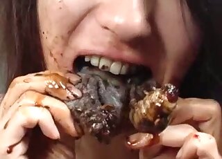 Disgustingly insane Japanese bestiality porn action