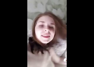 Aesthetic chick and her beautiful doggy have sex