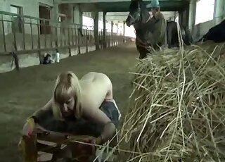 Aesthetic farm animal in the filthiest bestiality porn action