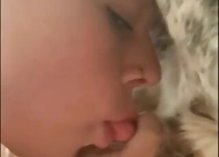 Effortlessly sexy oral with a twisted pet